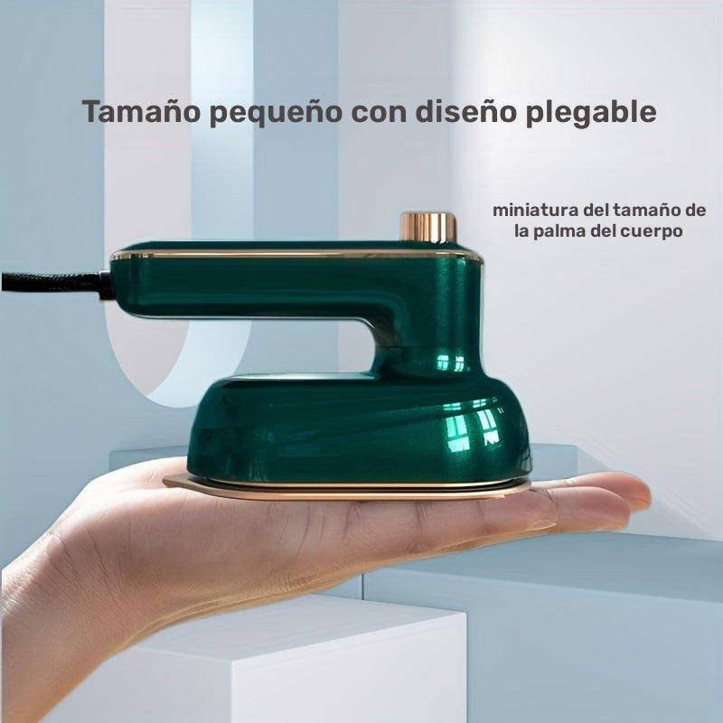 Actualización de Máquina de Planchar Portátil Mini - Máquina de Vapor de Mano Giratoria de 180° con Diseño Plegable, Alisador Profesional de Ropa, Sin Batería Necesaria, 110V, Amigable para Viajes, Alisador de Ropa | Máquina de Planchar Compacta | Constr