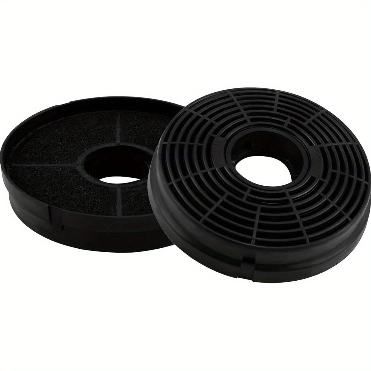 2 Filtros de carbono para extractor de humos, recirculación, filtros redondos fáciles de instalar para reemplazo de ventilador Respekta Lamona