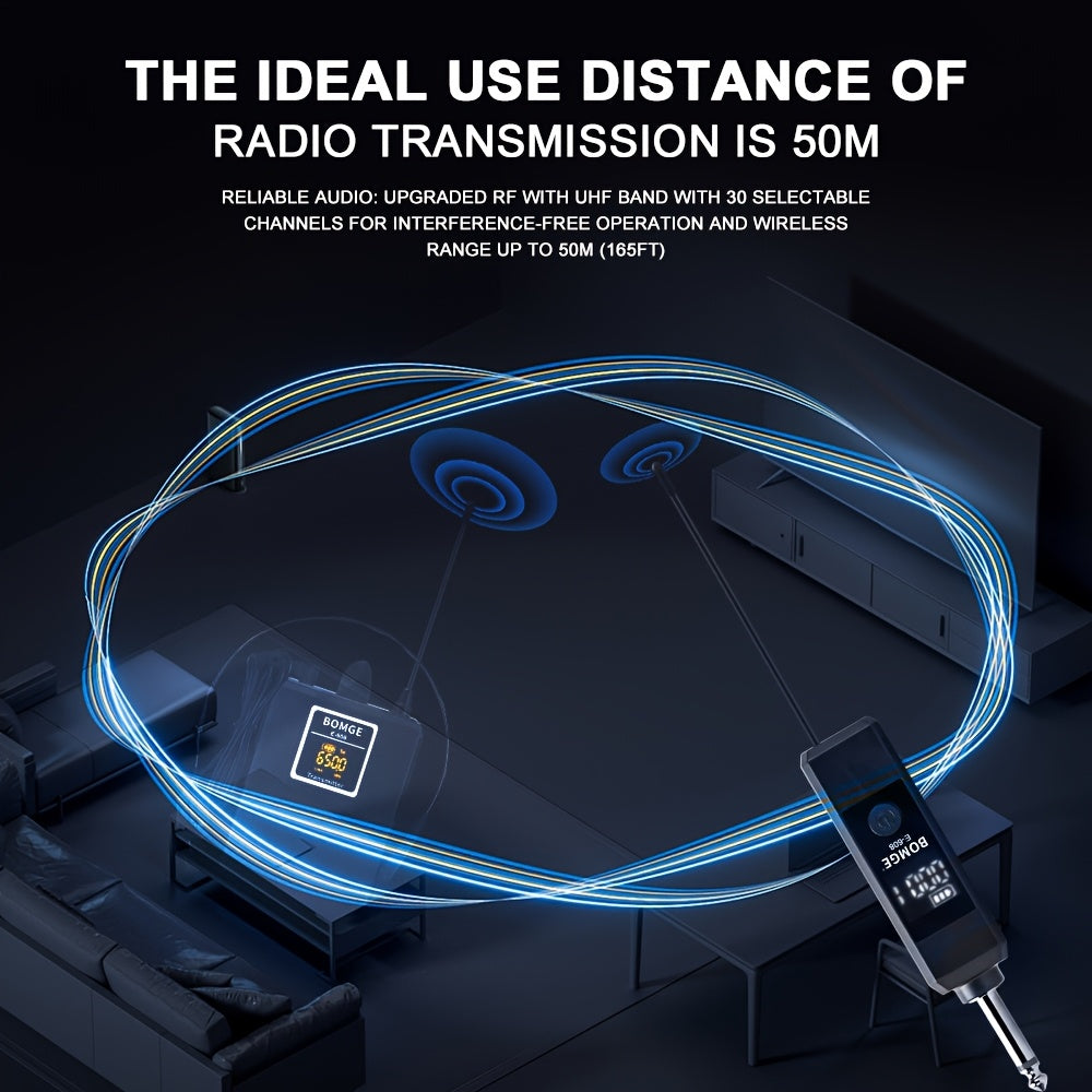 Sistema de micrófono inalámbrico profesional con auriculares portátiles, con transmisor y receptor, ideal para karaoke, reuniones, enseñanza, grabación, iglesia, mezclador de audio y interfaz.