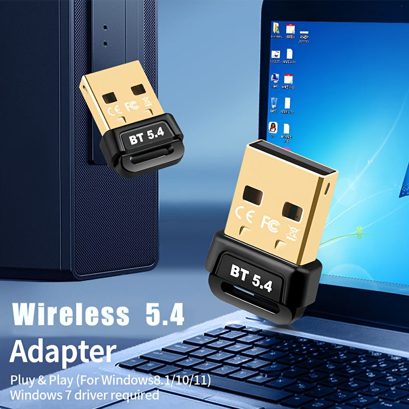 Adaptador de Red sin varillas USB 5.4, Adaptador Rápido y Plug and Play para Windows 11/10/8.1, Compatible con USB-C/LAN/Ethernet/Routers/Impresoras, Sin Necesidad de Fuente Externa, Diseño Compacto para Portátiles/PC/Auriculares/Tarjetas Teclados/Mouse/