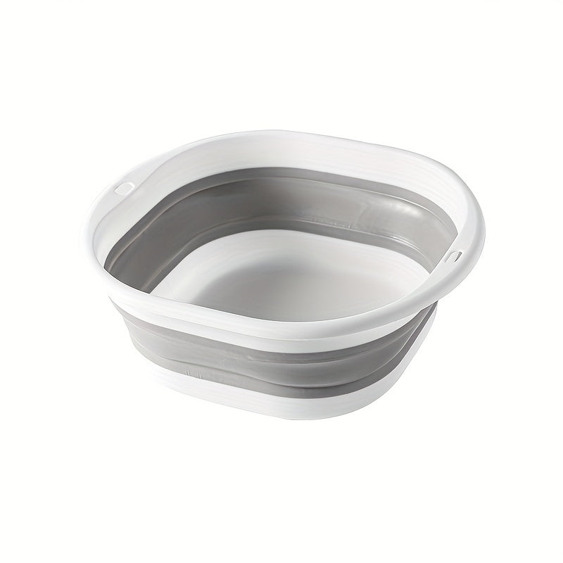 Baño Portátil Plegable para Lavandería - Cubeta Colapsable de Alta Resistencia, Diseño Ahorrador de Espacio para Apartamentos, RV y Camping - Sin Necesidad de Electricidad, Fácil Limpieza en Plástico para Baños de Pie, Lavado Manual e Hogar - Ideal para