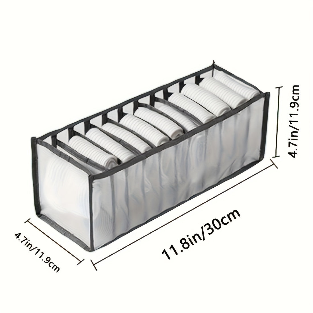Organizador de clóset, separador de ropa interior y calcetines, con gran capacidad, multifuncional, ideal para almacenar sostenes, corbatas y más