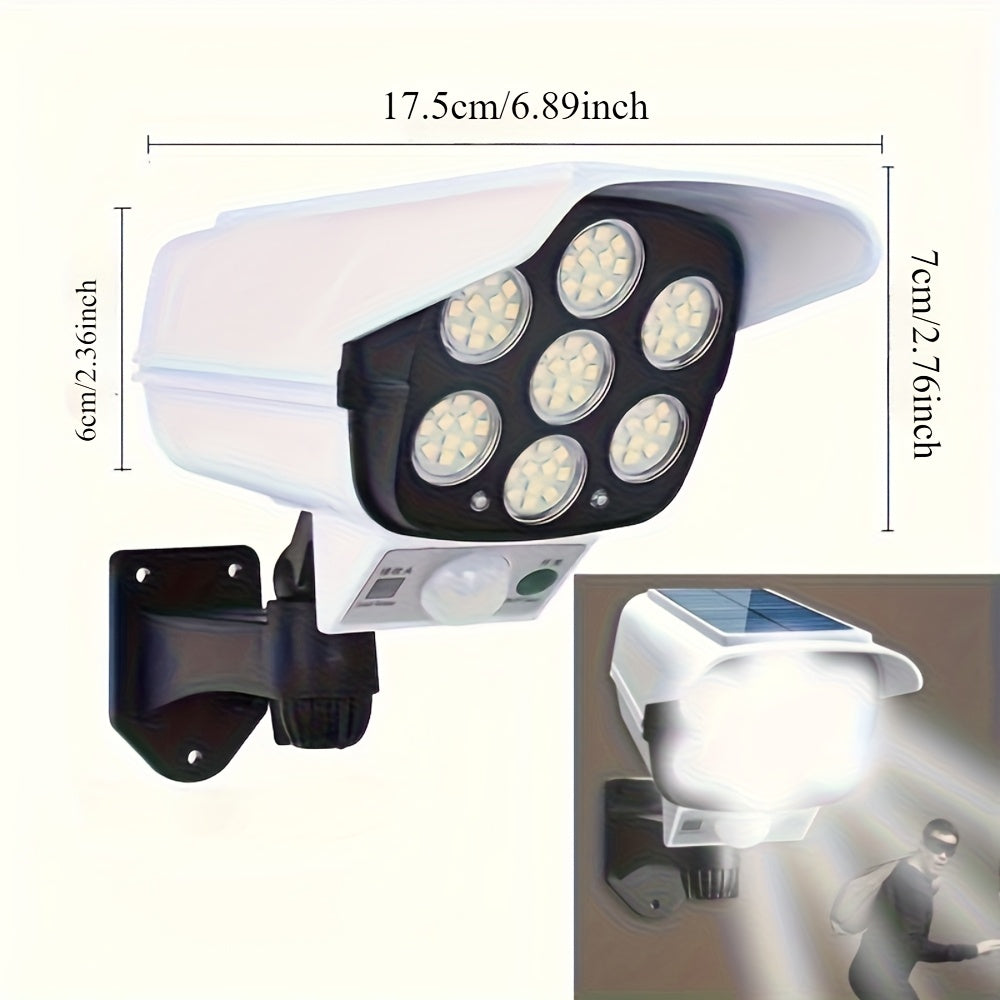 Luces LED con Sensor de Movimiento Solar para Seguridad Exterior - Fácil Instalación, Ideal para Porche, Jardín y Entrada