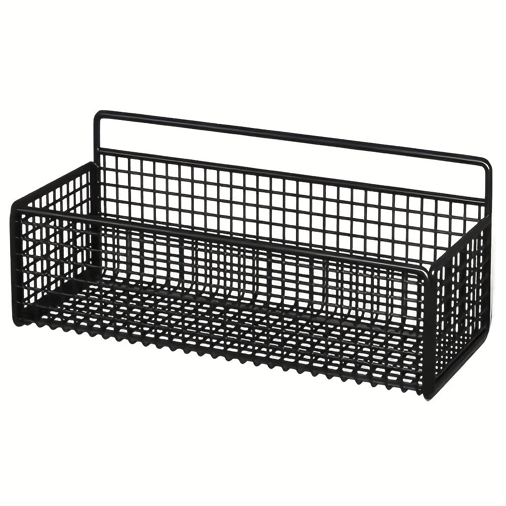 Organizador de Rejilla Grande en Acero al Carbono Fácil de Instalar - Ideal para Cocina y Baño, Sin Necesidad de Taladrar