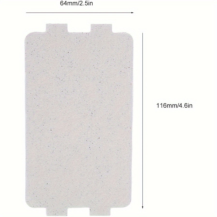 5pcs Placa De Mica Para Horno Microondas Hoja De Cubierta De Guía De Onda De Microondas Accesorio De Reparación De Reemplazo Para Horno Microondas De Cocina
