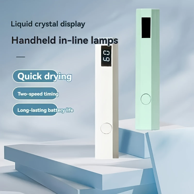 Secador de Uñas LED USB Compacto - Curado Rápido de Esmalte en Gel, Herramienta de Manicura Portátil y Eficiente en Energía para Uso en Casa y Salón