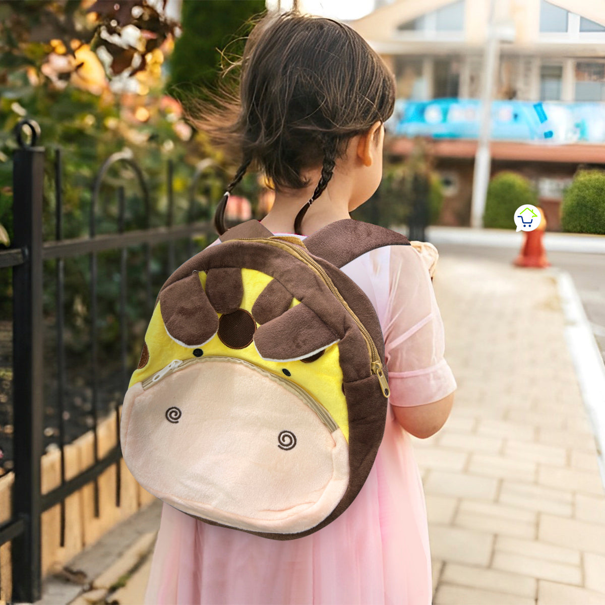 Mochila Infantil De Peluche Con Divertidos Diseños De Animales G-1064-6