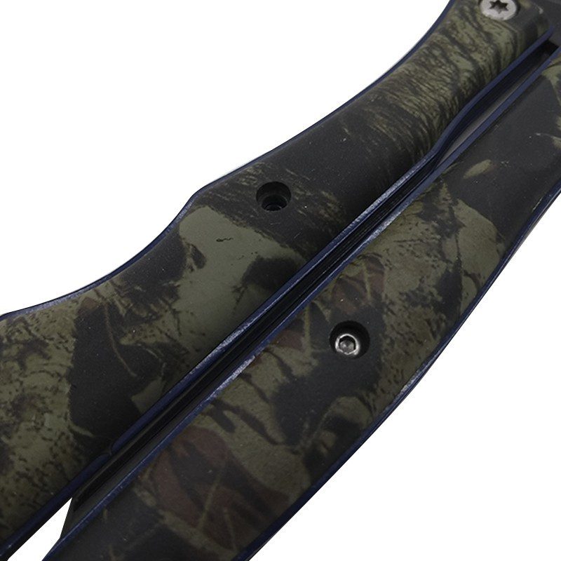 Navaja Mariposa Cuchillo Portátil Defensa Táctico + Estuche RF KA503