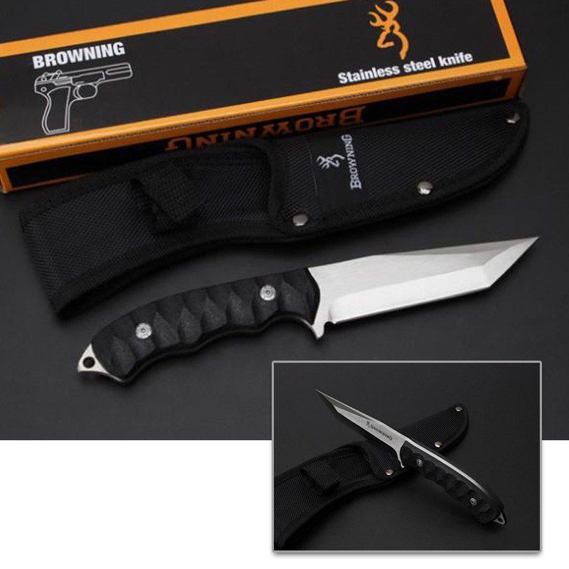 Cuchillo Supervivencia Táctico Camping Pesca Con Estuche RF A28