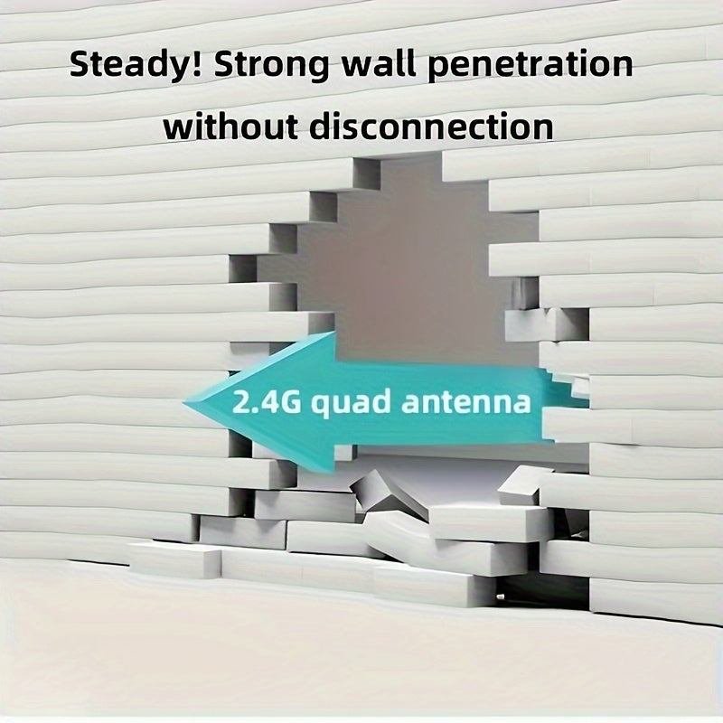 Repetidor WiFi de Alta Velocidad 300Mbps con 4 Antenas - Amplificador de Señal sin varillas para Mayor Alcance, Diseño Elegante en , Conexión Directa Super Rápida, Mejora tu Experiencia WiFi | Extensor WiFi USB