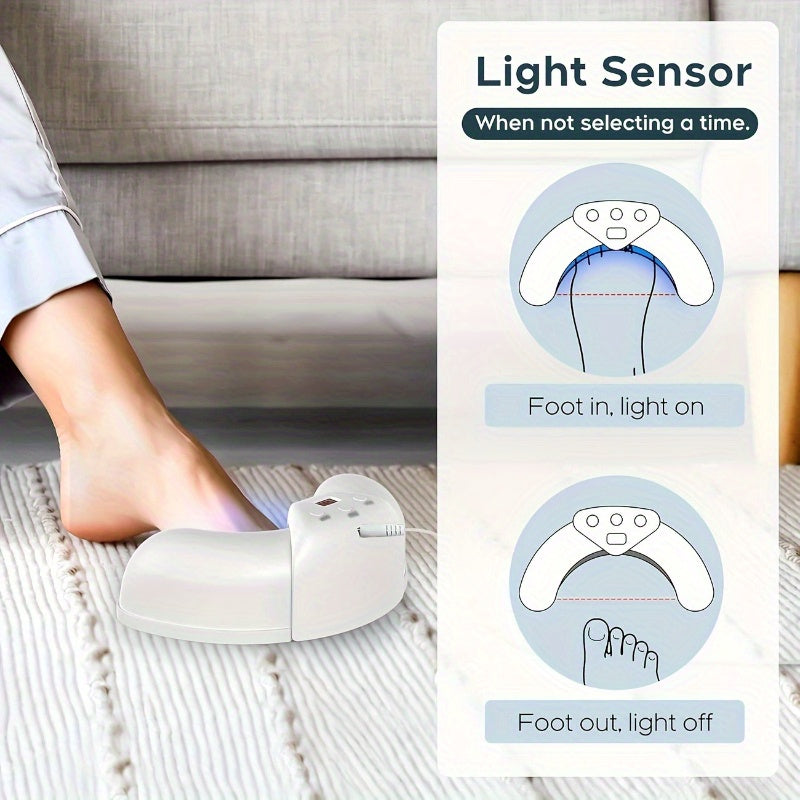 Lámpara de uñas multifuncional plegable con alimentación USB, dispositivo portátil de mano con fácil operación y diseño compacto para uñas de dedos y uñas de los pies, herramienta de uñas para el hogar - Regalo ideal para las principales fiestas (Navidad