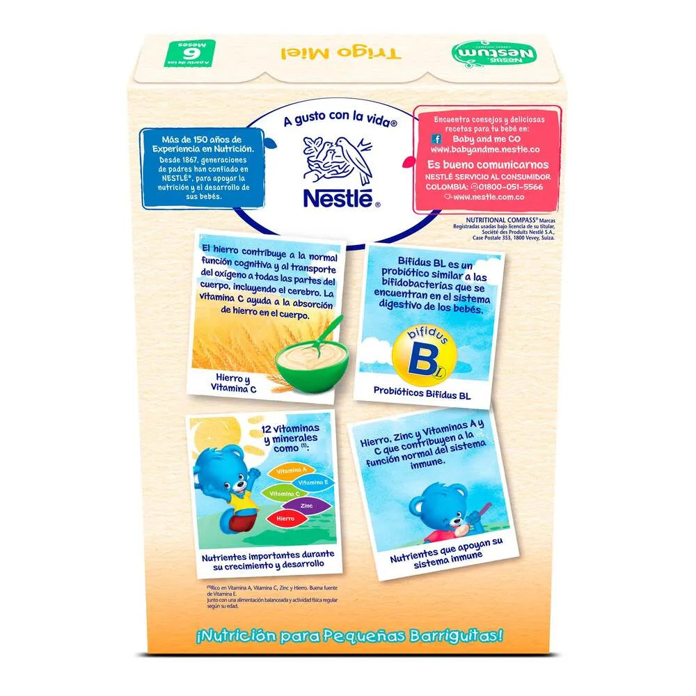 NESTUM CEREAL INFANTIL TRIGO MIEL X200GR NESTLE