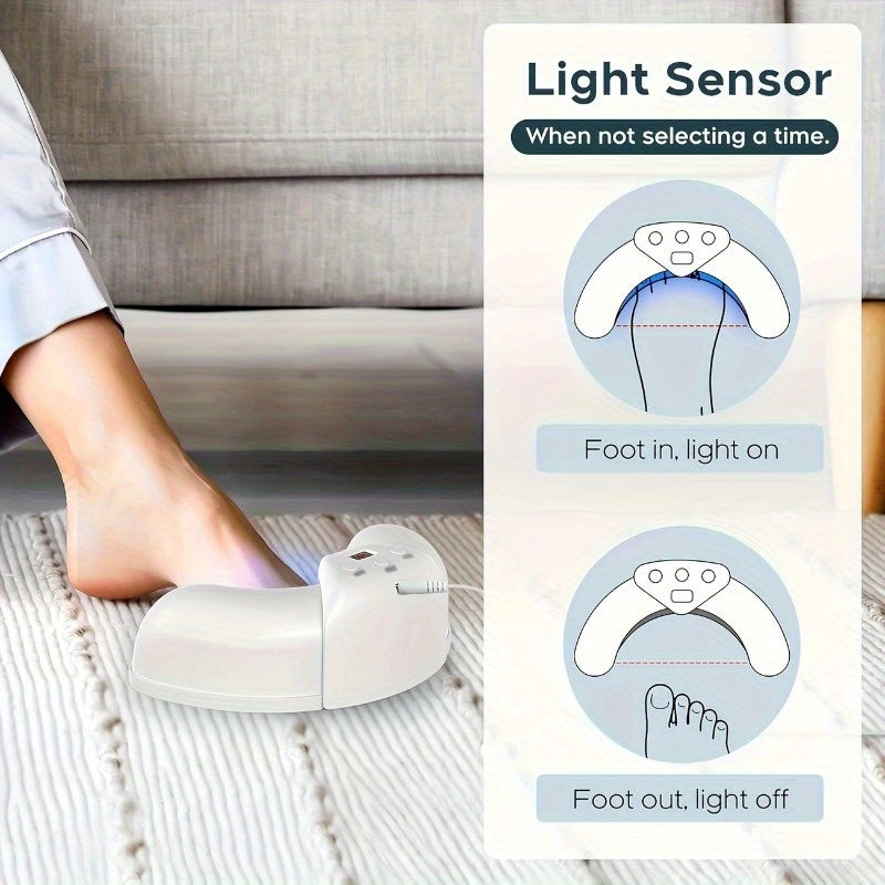 Linterna de Uñas con USB y Pantalla Digital - 3 Modos Ajustables, Sin Batería, Diseño Ergonómico con Temporizador, Inodoro, Fácil de Usar, Rápida para Manos y Pies, Regalo Perfecto para Acciones de Gracias, Halloween, Día de San Valentín, Día de los Inoc