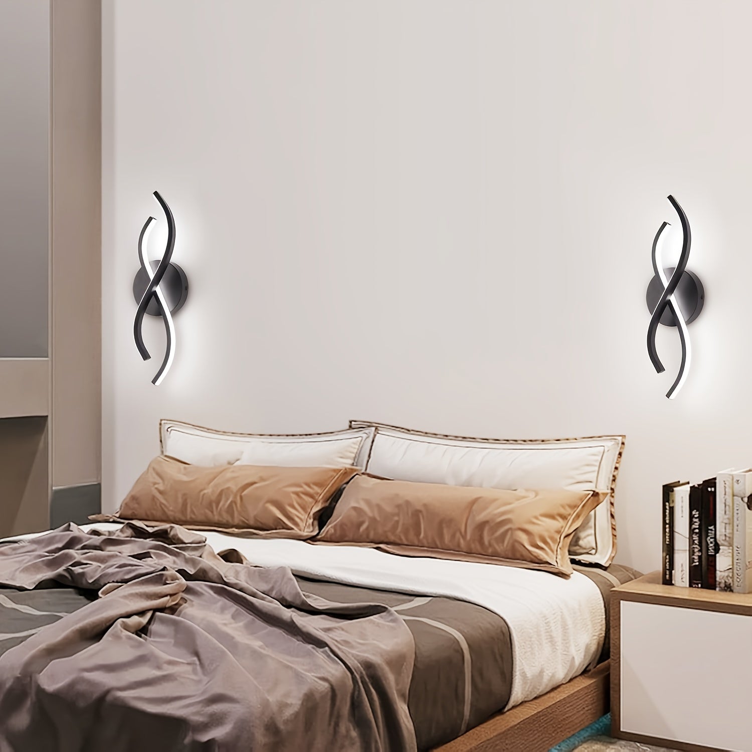 Paquete de 1 luz de pared LED mini bar estilo granja para interiores, diseño resistente al óxido en superficie, adecuado para iluminación decorativa de dormitorios y pasillos, luces frontales para espejos de corredor