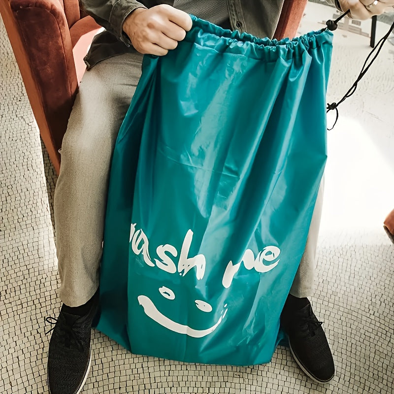 1/2 piezas Bolsa de Lavandería XL para Viaje, Organizador de Ropa Sucia, Grande Suficiente para Contener 4 Cargas de Ropa, Fácil de Colocar en una Cesta o Cubo de Lavado, Bolsas de Lavandería