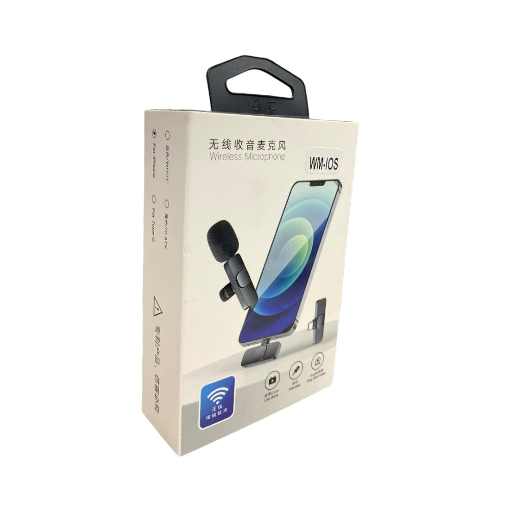 Microfono Recargable Solapa Inalambrico Celular WM-IOS