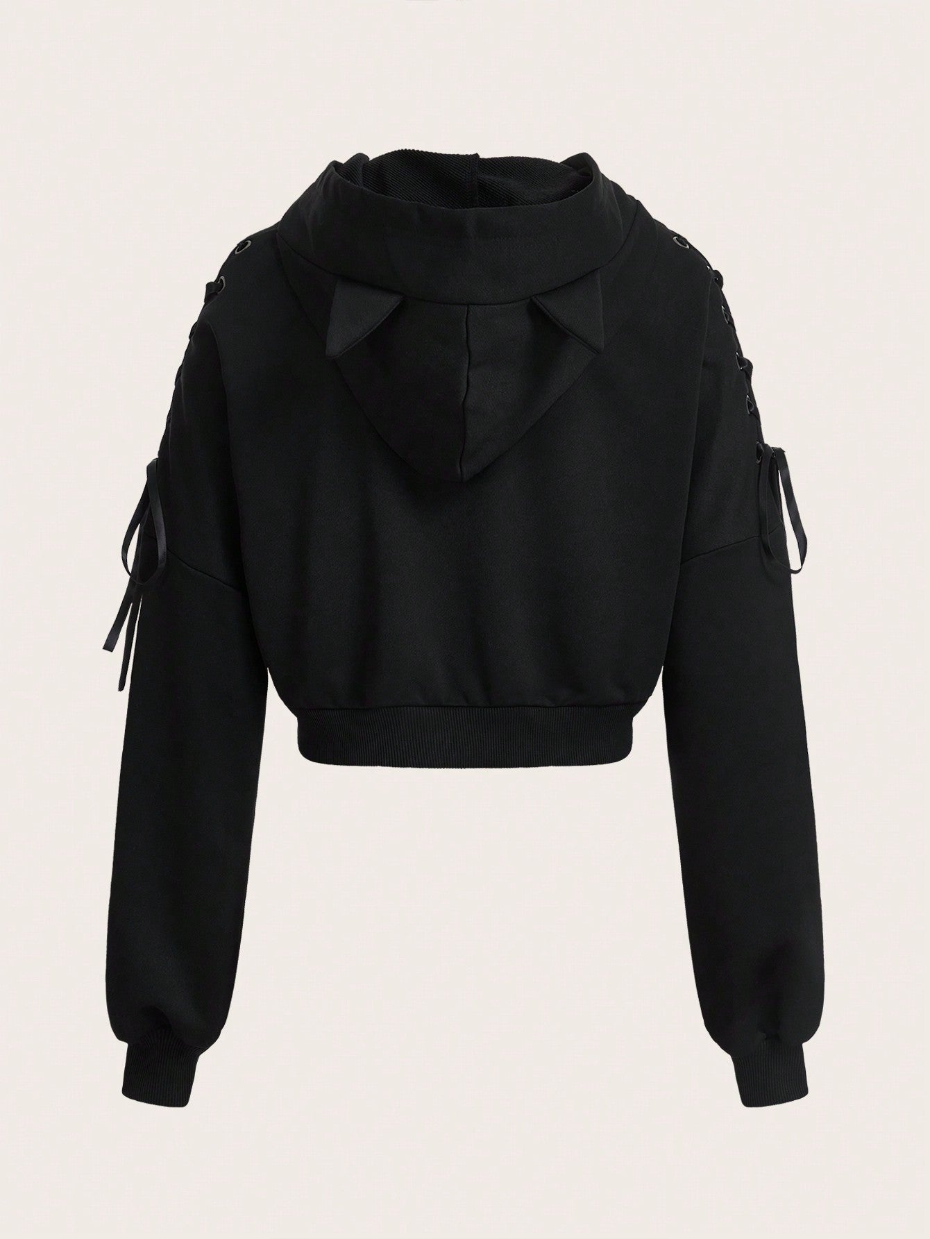 Ezwear capucha halloween con diseno de cordon con ojal de hombros caidos