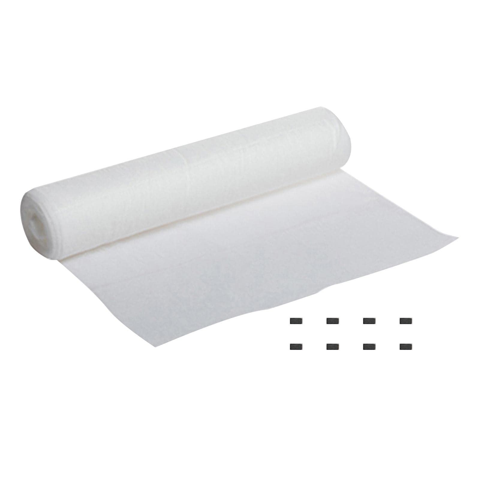 Papel Filtro de Grasa para Campana de Larga Duración Ultra-Absorbente - Absorción de Aceite y Humo, Fibra de Poliéster, Blanco
