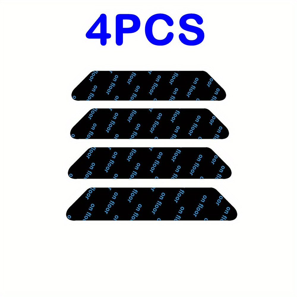 4/8/16/32pcs Agarraderas Antideslizantes para Alfombras, Cinta Autoadhesiva Reutilizable para Esquinas y Bordes, Almohadillas de Fijación Anti-Curling para Cocina y Baño, Pegatinas Fijas para Alfombras