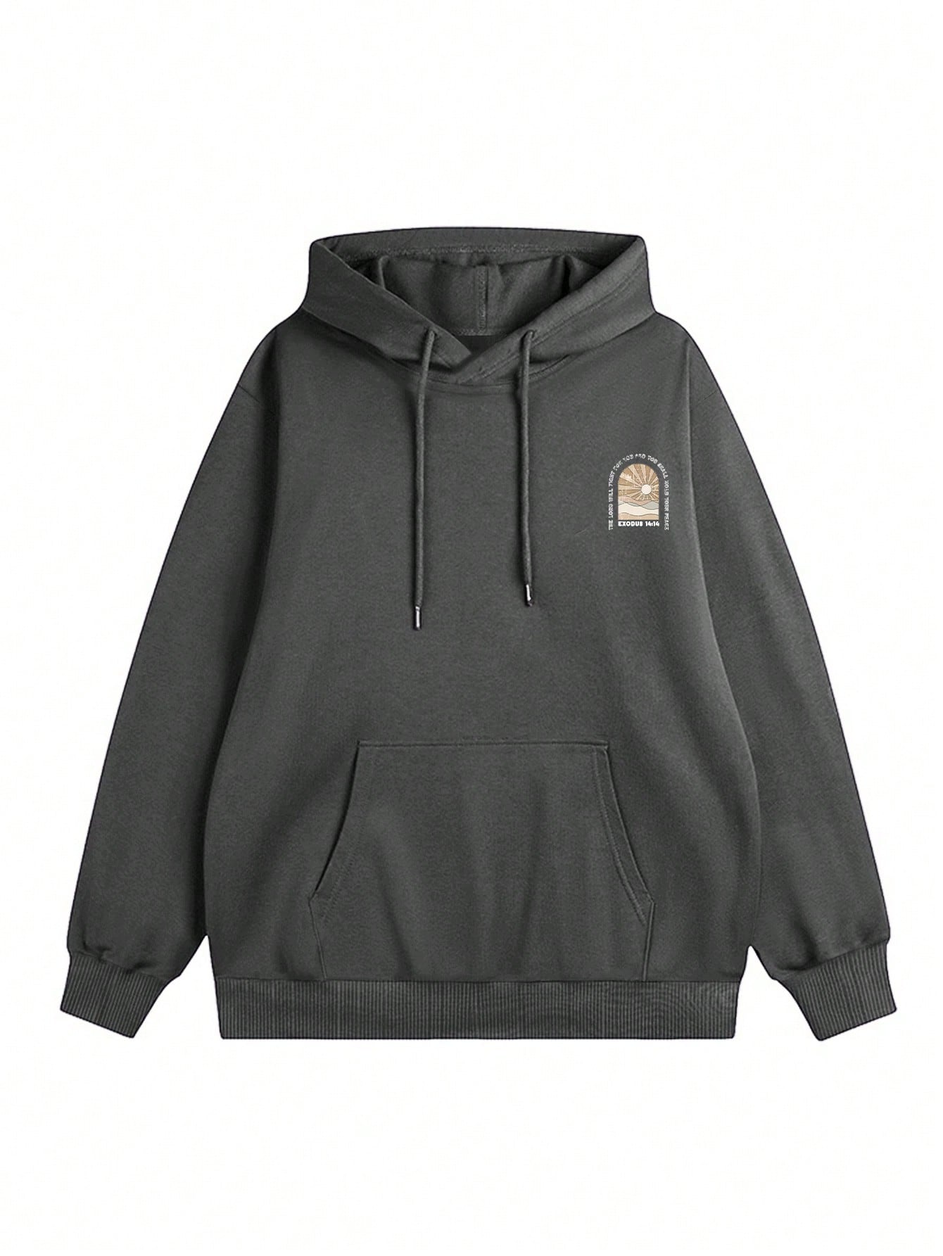 Nuevo sueter con capucha informal y suelto con estampado de sol para mujer, invierno 2024. nuestro sueter con capucha para mujer combina un diseno elegante con telas suaves para actualizar tu guardarropa.