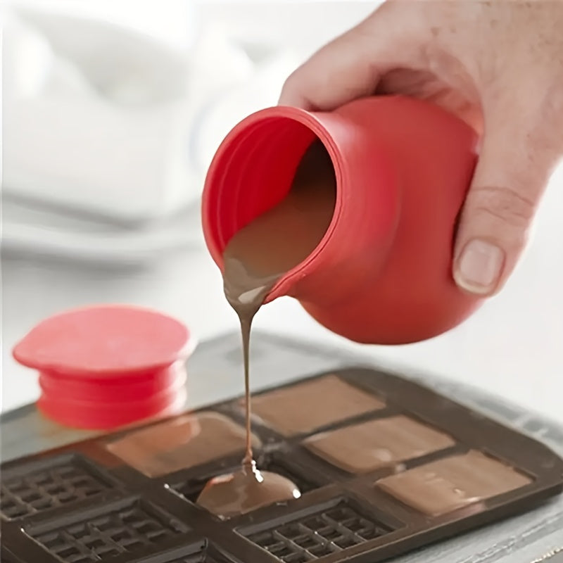 Olla De Silicona Para Derretir Chocolate, Crema, Leche Caliente O Salsa, Apta Para Microondas, Antiadherente Y Adecuada Para Uso En Cocinas Comerciales.