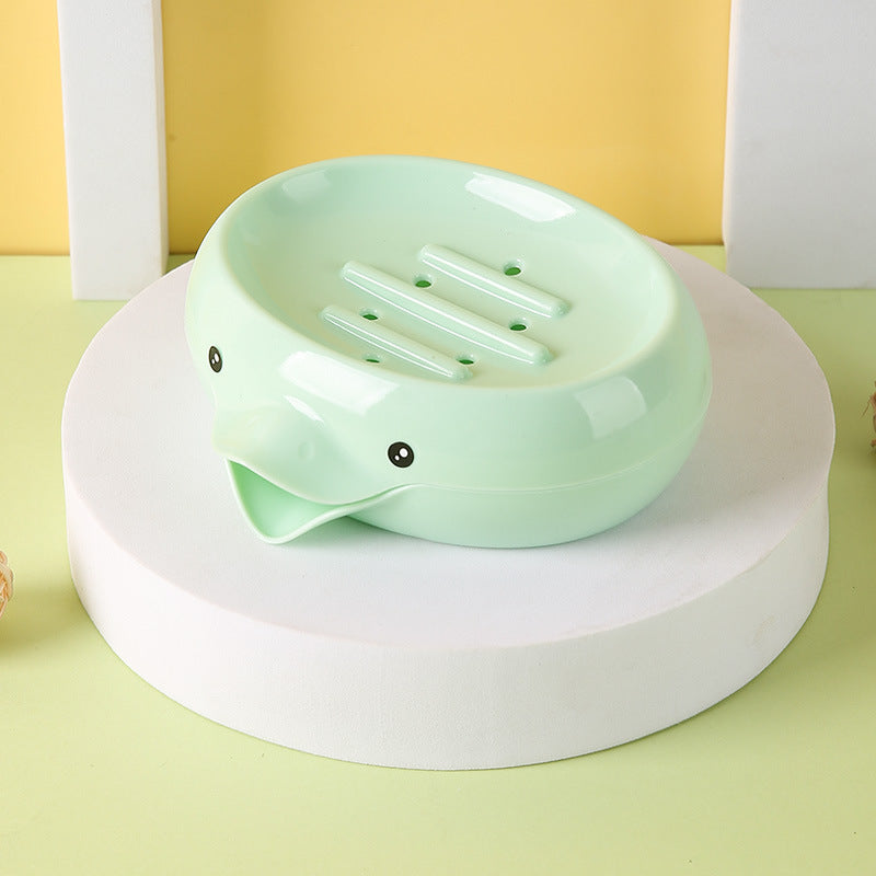 1 Pieza, Soporte De Jabón Creativo Y Lindo, Bandeja De Jabón De Plástico Con Drenaje, Soporte De Jabón Con Auto-Drenaje, Estante De Jabón Para Baño, Soporte De Almacenamiento De Jabón Para Fregadero, Accesorios De Baño, Decoración Del Hogar