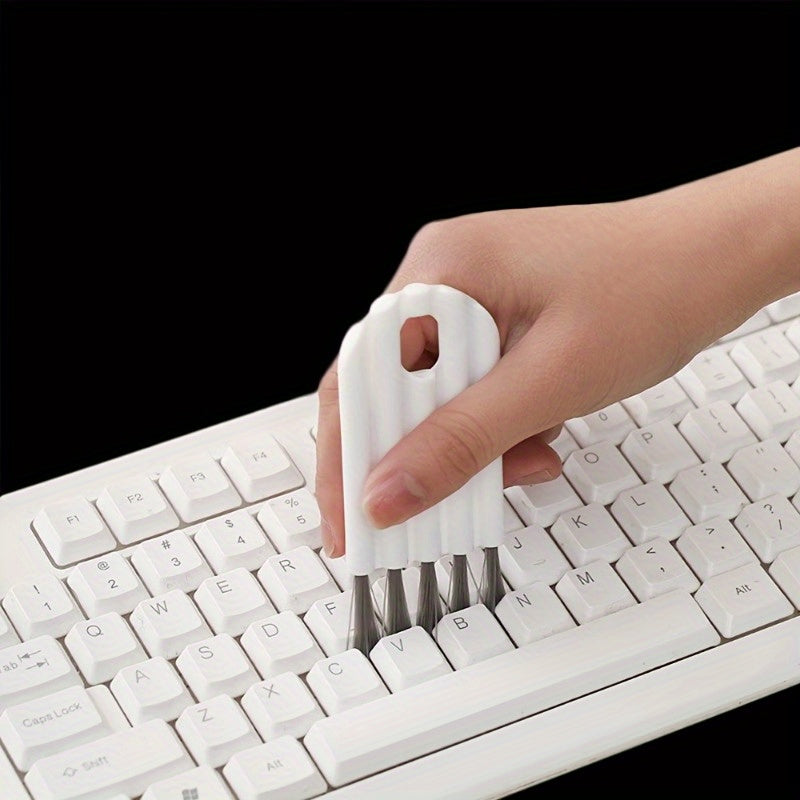 Kit de limpieza multifuncional para computadora: cepillo suave para teclado, limpiador de esquinas y teclas, 1 pieza
