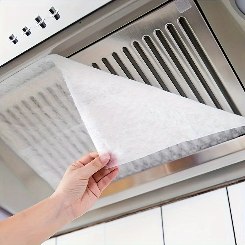 12-Pack KitchenPro Membrana de Repuesto para Filtro de Campana Extractora Absorbente de Aceite, Fácil Limpieza, Sin Olor, Trampa de Grasa, Antiadherente, Lavable