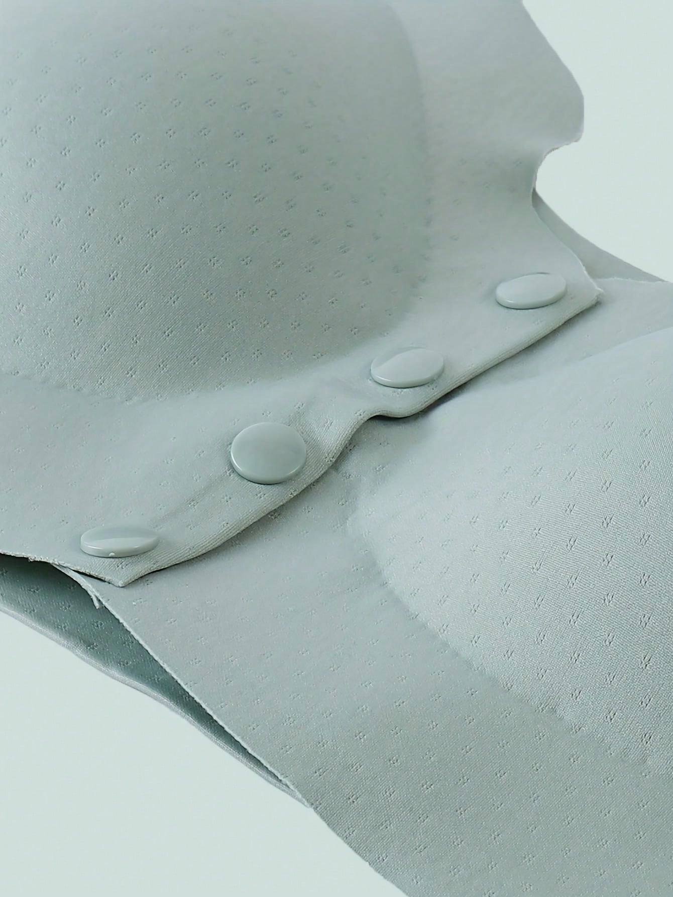 Sujetador para mujeres, sin costuras, sin aros, con broche frontal, de ocio, de latex, transpirable, simple, delgado, dinamico y sexy, que levanta y da forma