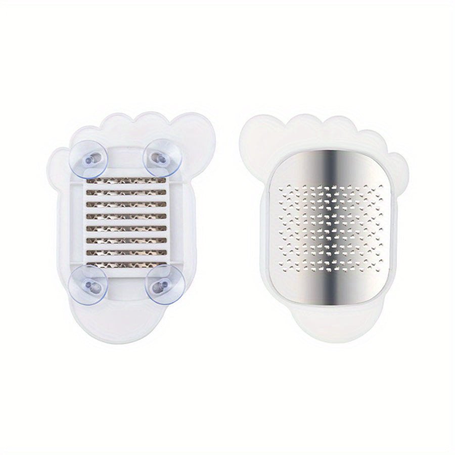 Lima para callos de acero inoxidable, herramienta de pedicura para piel muerta y talones ásperos, recortador de callos sin perfume no eléctrico - Duradero y portátil