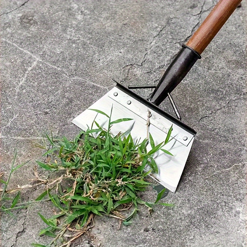Pala de limpieza de jardín de promoción de principios de verano - Azada multifuncional, rastrillo de borde de césped, rastrillo pesado para jardinería, adecuado para uso de 24 horas, perfecto como regalo para 8 vacaciones, ideal para poda, embellecimient