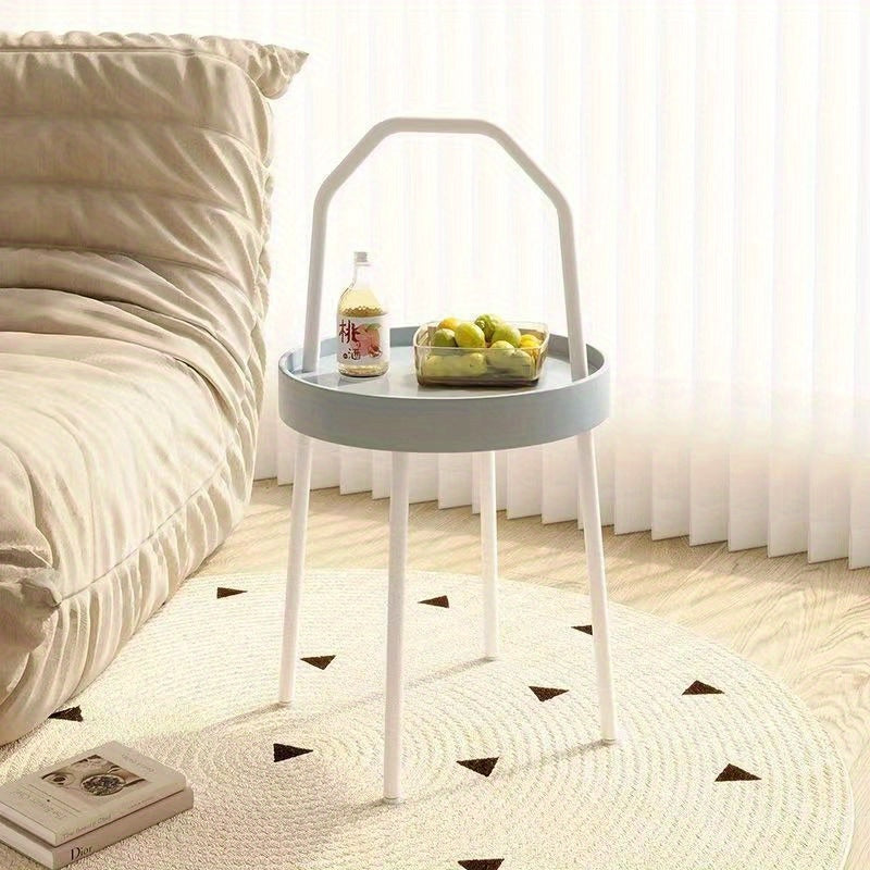 Mesa Auxiliar Moderna para Sala de Estar, Mesa de Café Portátil, Bandeja para Sofá, Mesa de Oficina