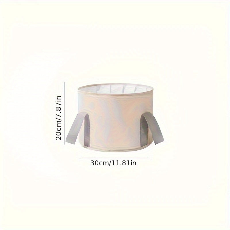 Bañera portátil plegable para remojo de pies, sin cables, con aislamiento de película de aluminio para retención de calor, diseño de 5 capas reforzadas, cubeta profunda plegable para spa en casa y viajes, balde para spa de pies sin aroma, bañera para rem