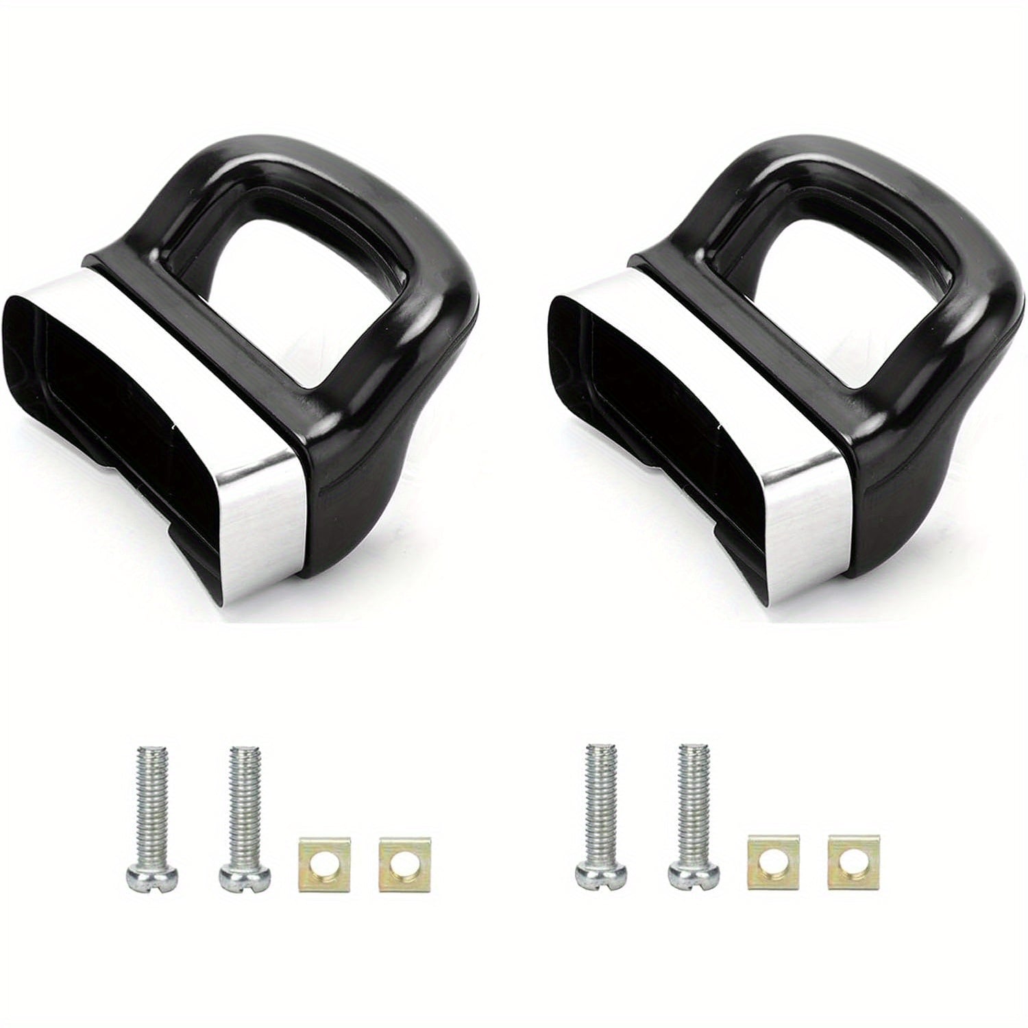 2 juegos de Mango de Soporte Lateral para Cocina, Mango de Oreja para Sartén de Presión, Mango Lateral Universal para Utensilios de Cocina, Mango de Oreja para Olla de Sopa y Olla a Presión, Mango de Reemplazo para Olla, Accesorios para Ollas