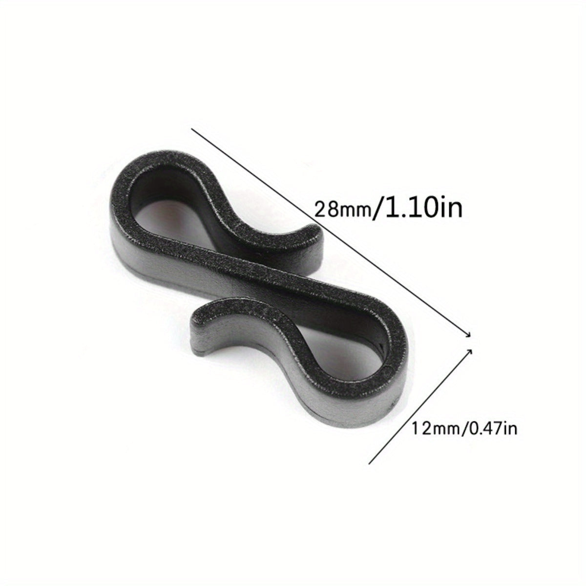 10/20pcs Clips de Plástico en Forma de S para Luces de Cadena de Decoración de Fiestas y Festivales