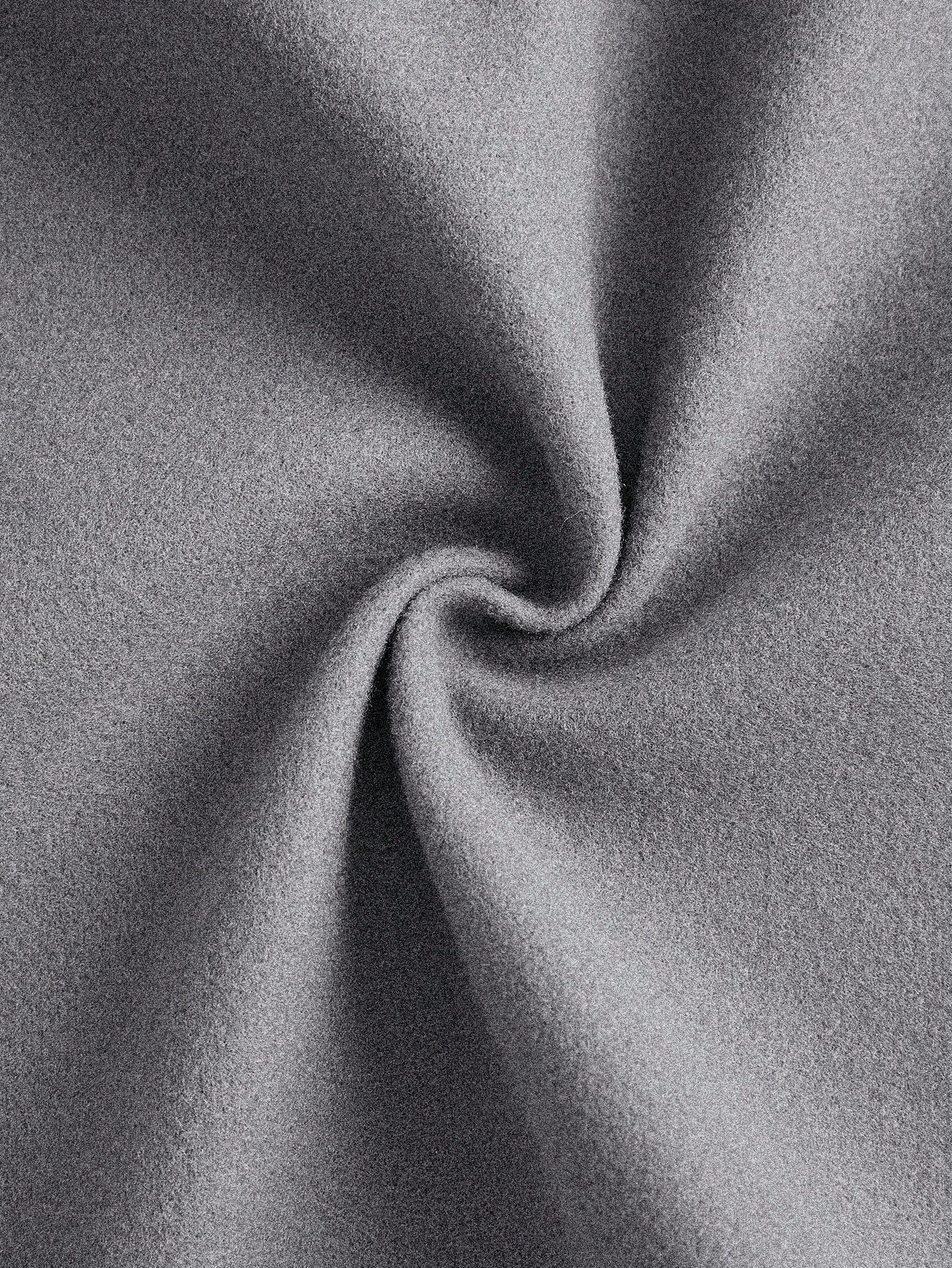Vintamour abrigo capa elegante con cuello de pie de unicolor para mujer, para otono/invierno