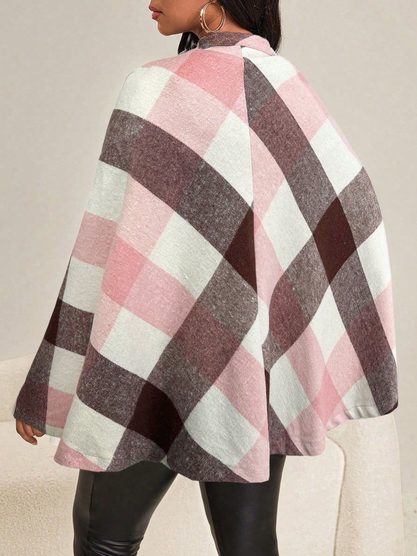 Lady abrigo de mujer de manga larga con cuello alto, botones dorados, estilo elegante para ocasiones casuales, de fiesta, boda, de oficina, en otono e invierno, en colores negro, blanco y gris, talla grande, nuevo.