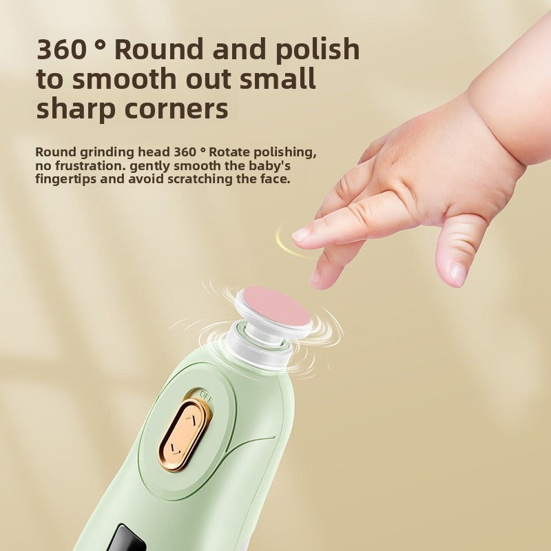 Cortadora de uñas eléctrica & - 20000 RPM, velocidad super rápida, diseño hipoalergénico para manos y pies, 2 en 1, cuidado de uñas de manos y pies con 3 modos (vibración/masaje/limpieza profunda), cuidado de uñas, diseño elegante de cortadora, motor sua