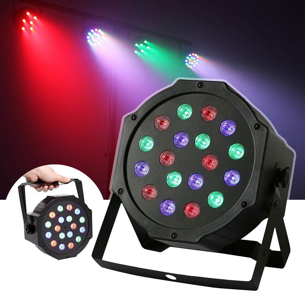 Luz led Audio Rítmica Fiestas Discotecas Multicolor RF 432