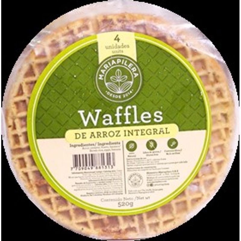 WAFFLE MARIAPILERA 4U ARROZ INTEGRAL