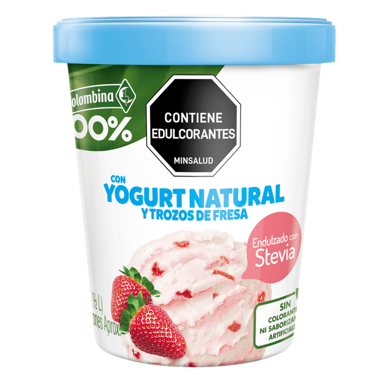 HELADO COLOMBINA 300G SIN AZU YOGURT FRE