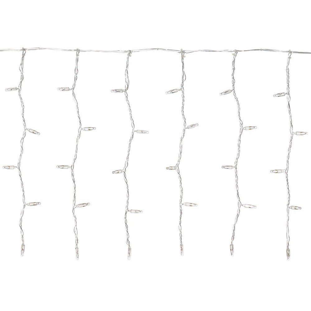 Cortina Led 3 Mts x 45 Cm 100 Led Blanca Luces Navidad 1321