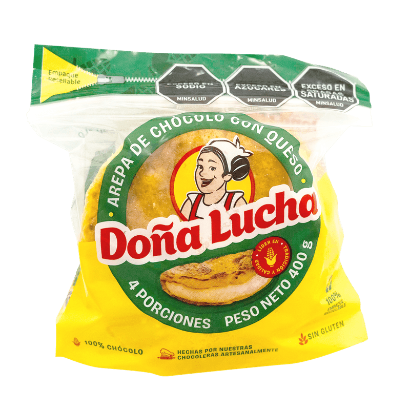 AREPA DONA LUCHITA 400G RELLENA DE QUESO