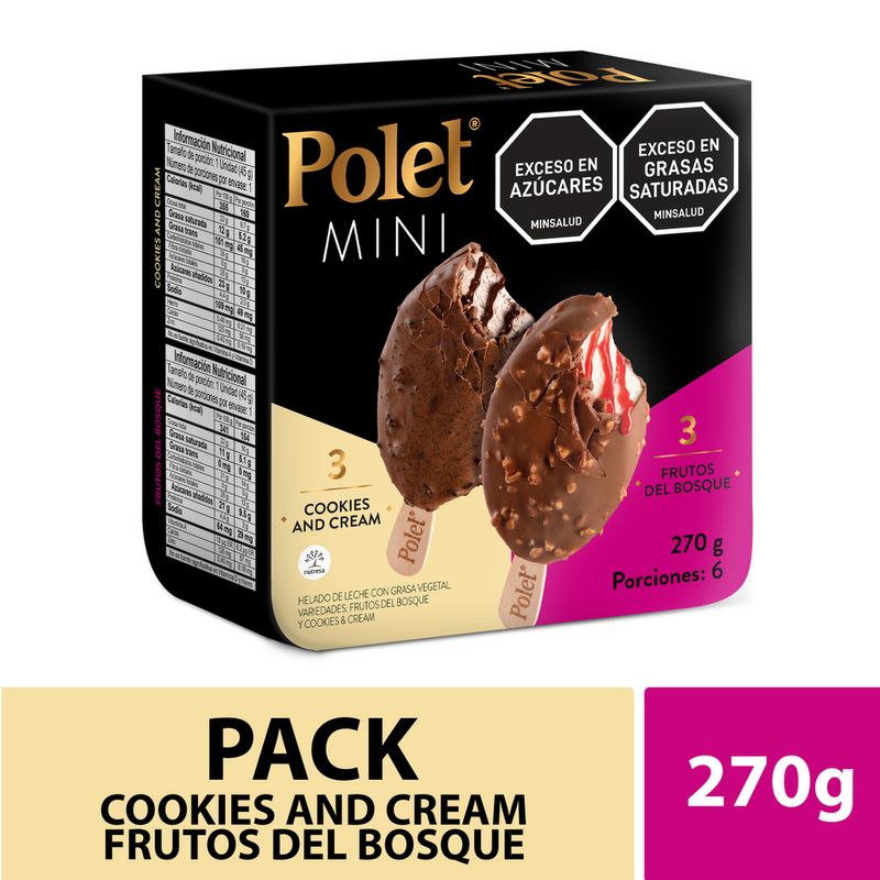 PALETA MINIPOLET 270G PACK SURTIDO