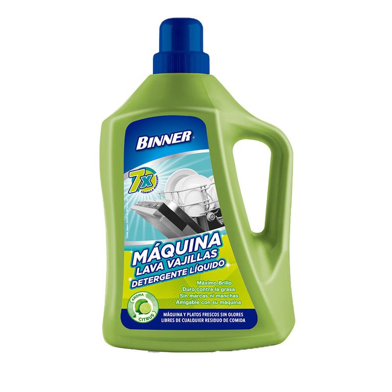 LAVAVAJILLAS BINNER 2000ML PARA MAQUINA