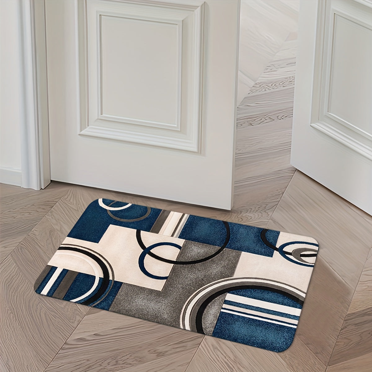 Alfombra absorbente antideslizante para entrada de casa, poliéster, disponible en tamaños 39.88x59.69 cm, 49.78x79.76 cm, 44.7x119.38 cm
