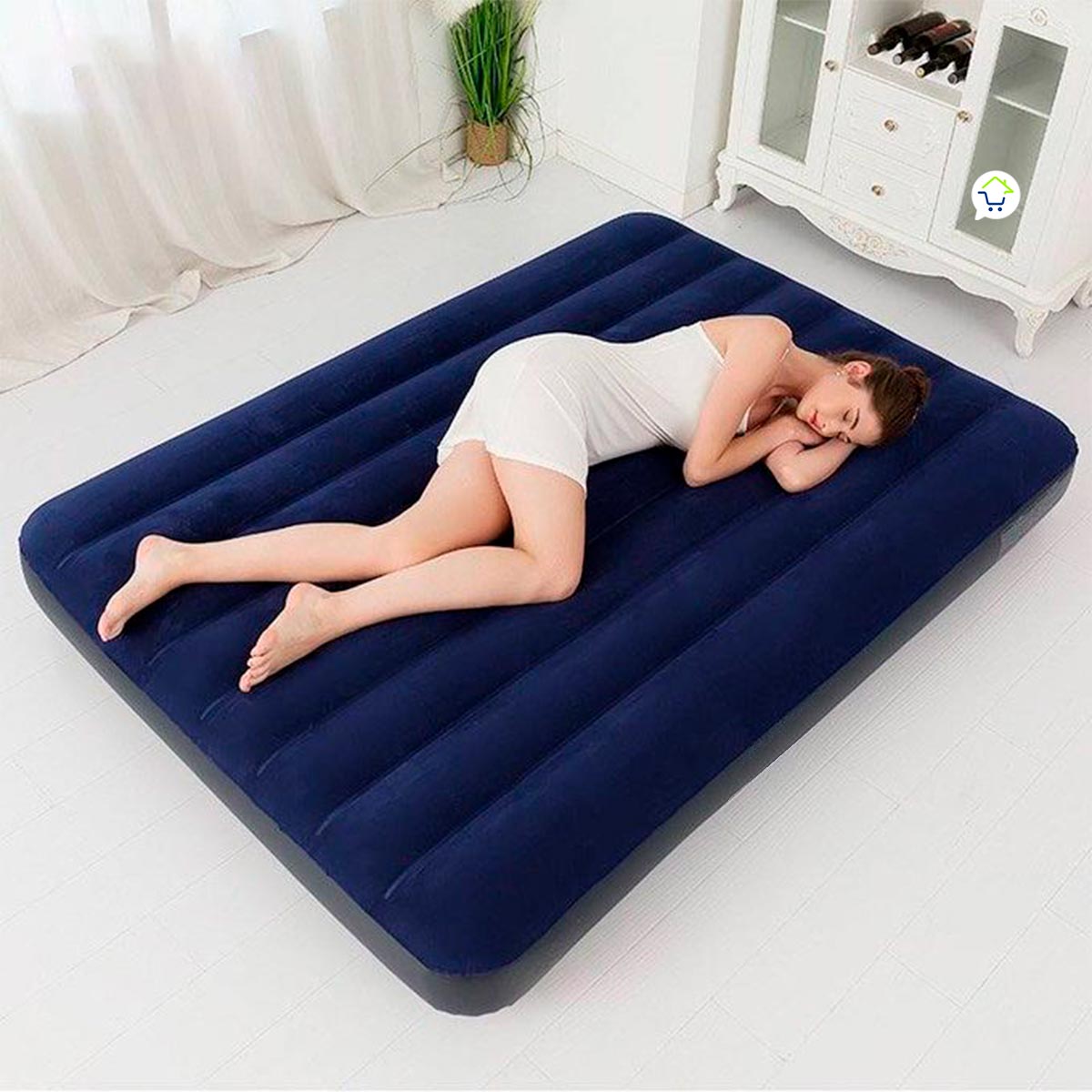 Colchón Inflable Sencillo Camping Cama 647