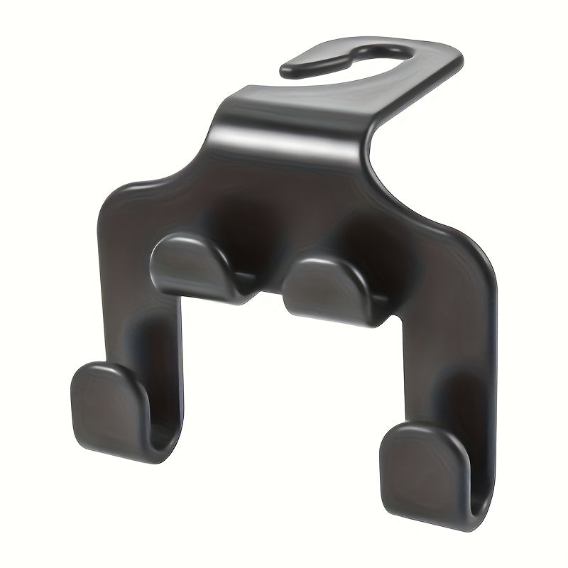 1 pieza, gancho de respaldo de asiento de coche, gancho multifuncional de plástico para estantería de almacenamiento trasero de asiento de coche, accesorios de interior de coche, accesorios de coche