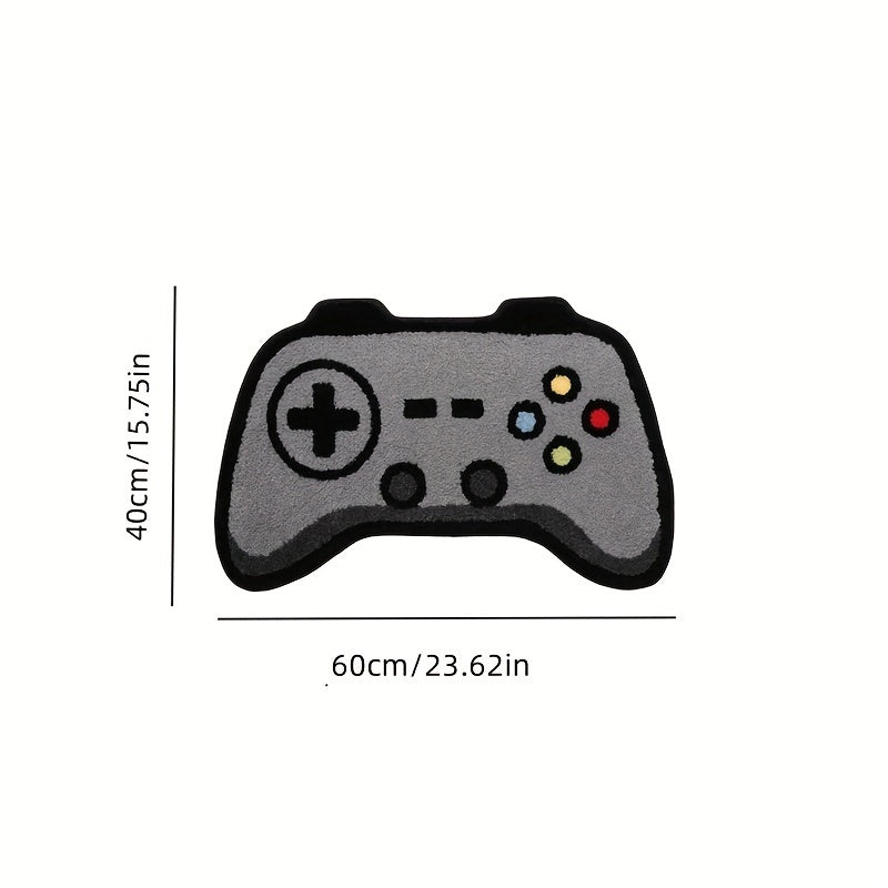 Alfombra de juego, diseño de mando de juego, piel sintética, alfombra suave para dormitorio, alfombra para mesa de centro de sala de estar, solo lavado a mano, alfombra de juego 3D, 60,96 x 91,44 cm