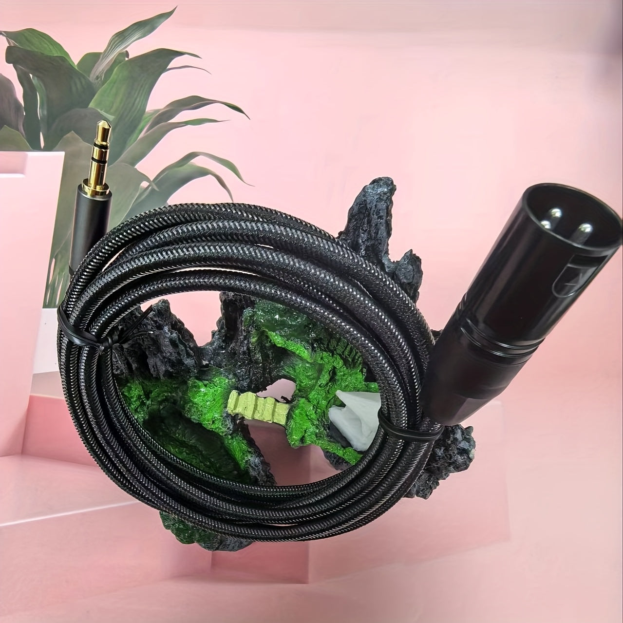 Cable integrado de micrófono masculino a XLR de 3,5 mm, XLR a 3,5 mm (1/8 pulgadas), adecuado para tabletas, portátiles, micrófonos, amplificadores y tableros de audio.